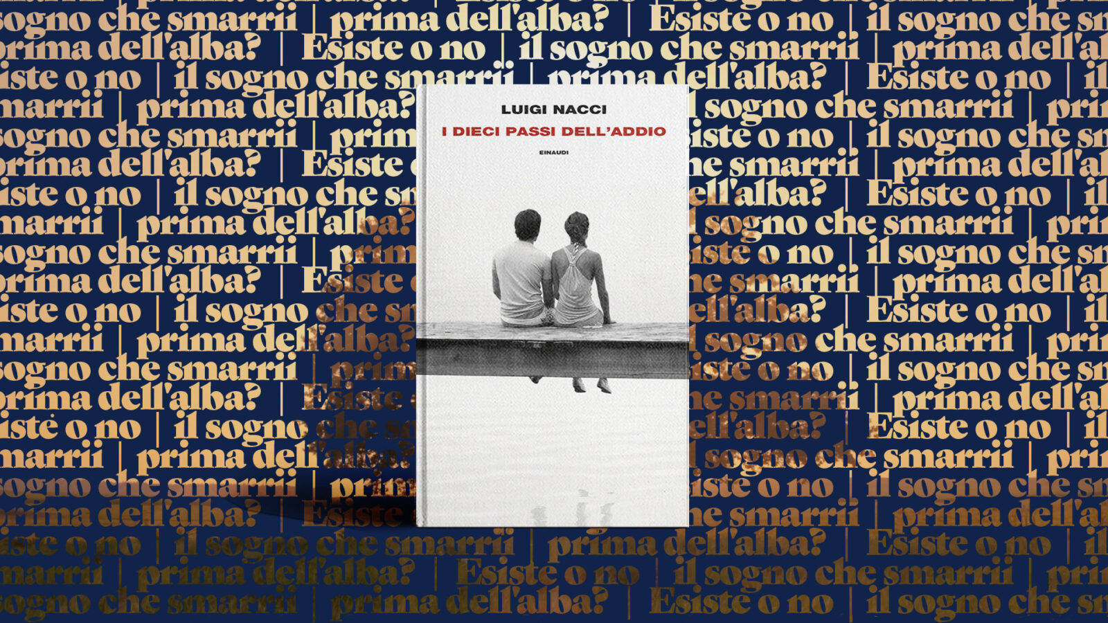 I dieci passi dell’addio Quando finisce una storia d’amore? presentazione del libro Einaudi di e con Luigi Nacci Il romanzo esplora la fine di una relazione, quella sensazione di smarrimento che segue e la necessità di trovare un nuovo equilibrio. Attraverso un viaggio interiore, l’autore ci guida in un percorso di dieci passi per fare pace con il passato e ritrovare la forza di andare avanti.